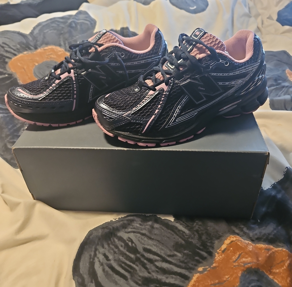 New Balance Black and Pink Women's 1906R Running Shoes